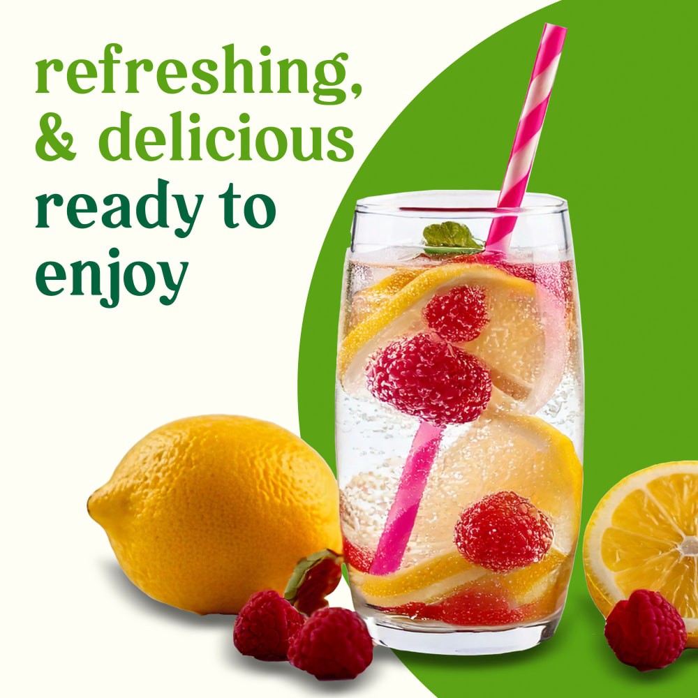 slide 4 of 4, Simple Truth Naturally Flavored Raspberry Yuzu Seltzer Water, 8 ct; 12 fl oz