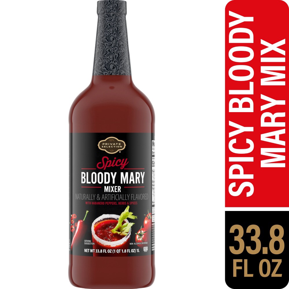slide 4 of 4, Private Selection® Bloody Mary Spicy Cocktail Mix, 33.8 fl oz