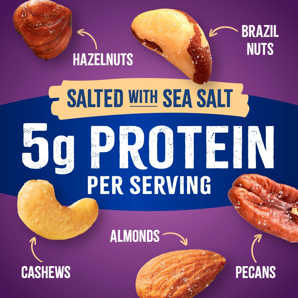 slide 2 of 4, Kroger Deluxe Mixed Nuts With Sea Salt, 32 oz
