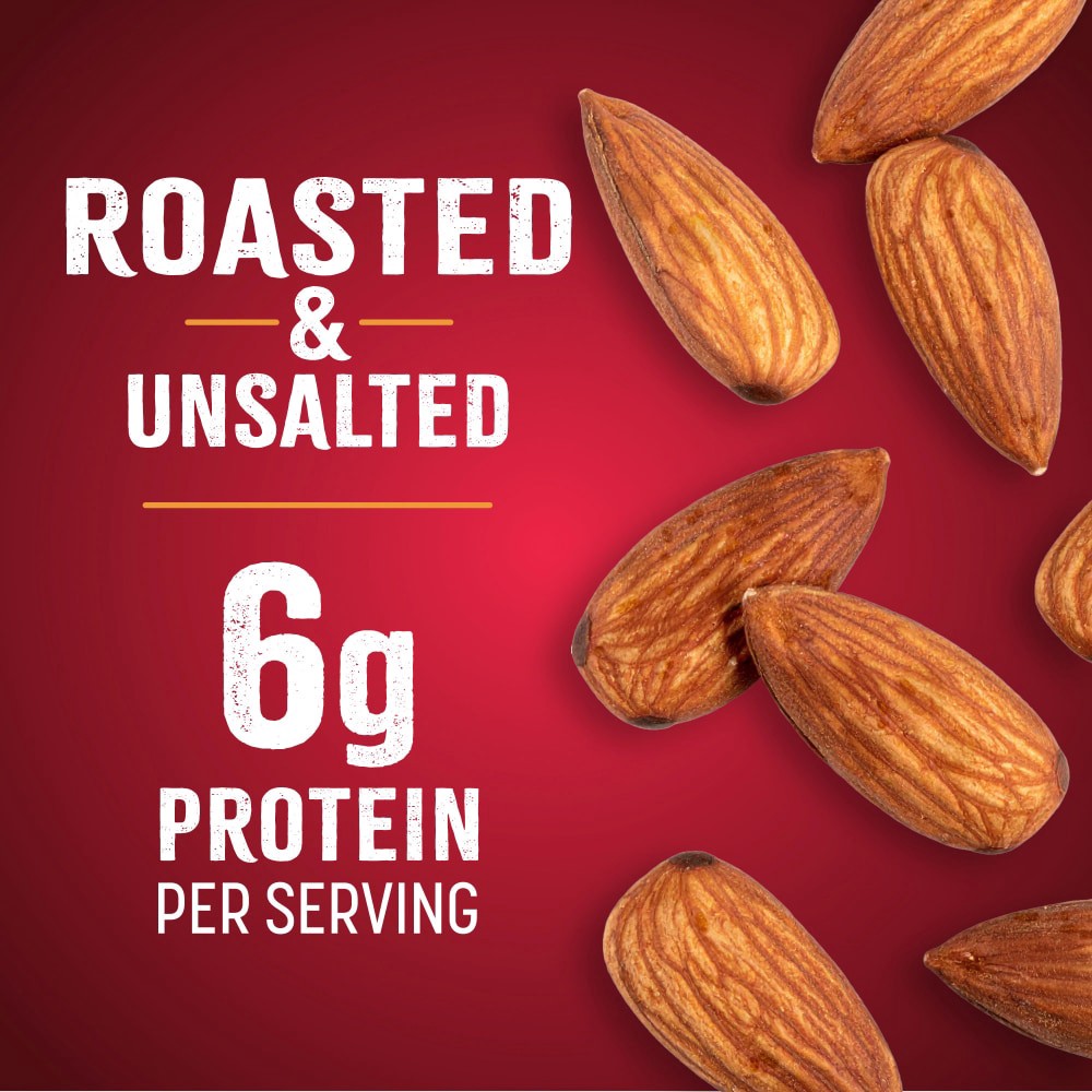 slide 3 of 4, Kroger Unsalted Roasted Almonds, 32 oz