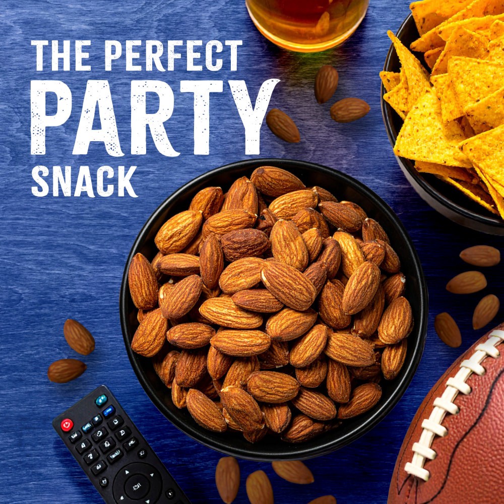 slide 4 of 4, Kroger Unsalted Roasted Almonds, 32 oz