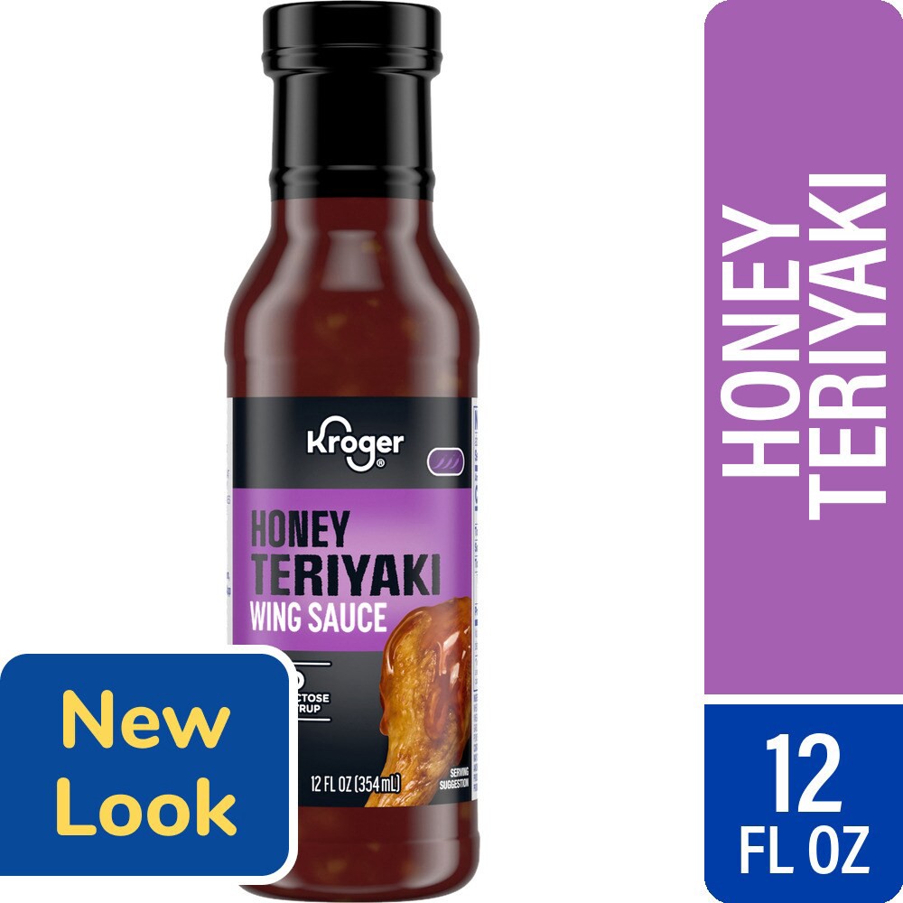 slide 4 of 5, Kroger® Honey Teriyaki Wing Sauce, 12 fl oz