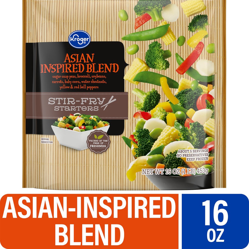 slide 3 of 4, Kroger® Asian Inspired Blend Stir-Fry Starters, 16 oz