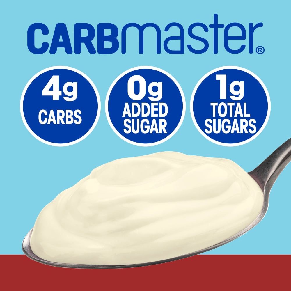 slide 2 of 5, Kroger Carbmaster Cinnamon Roll Yogurt, 6 oz