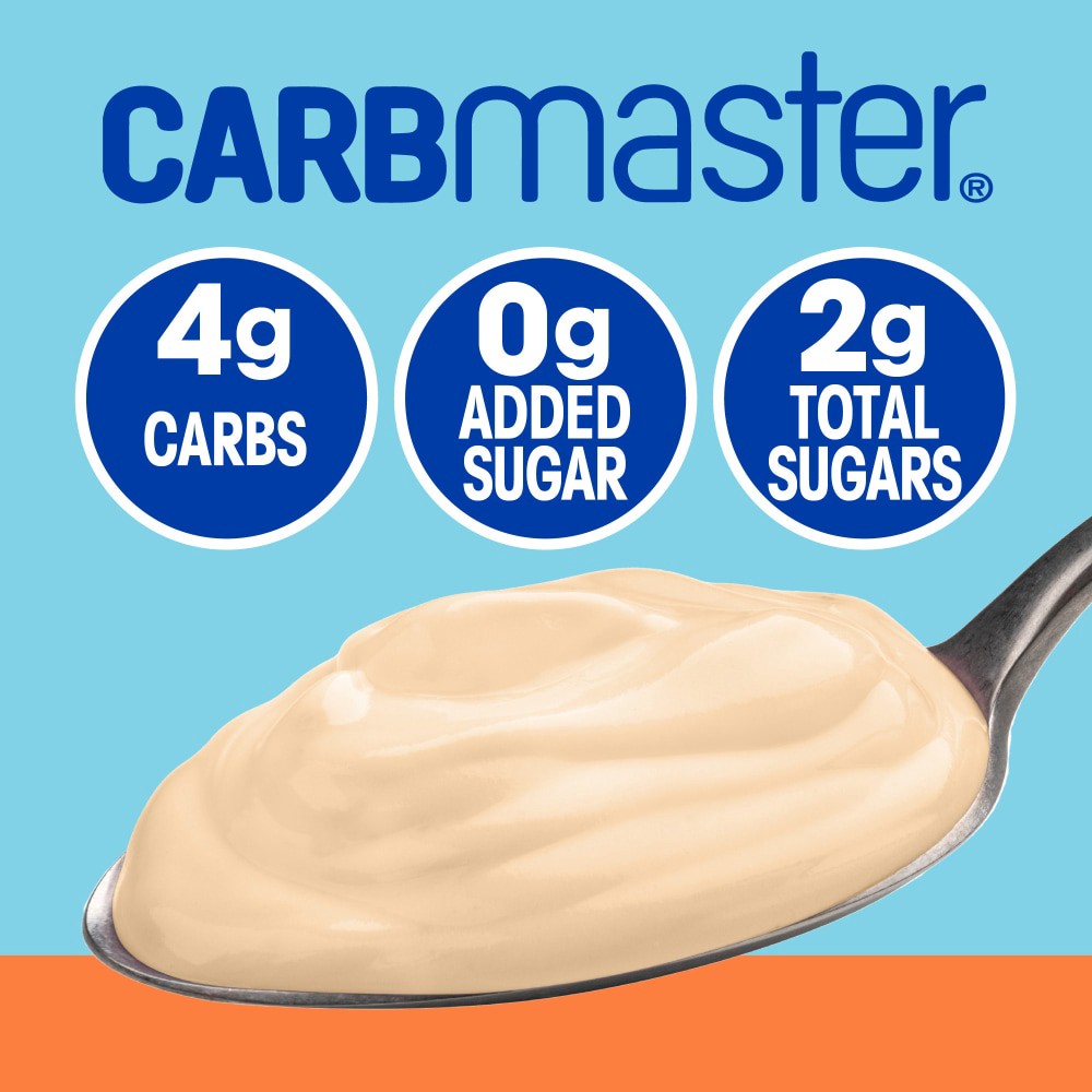 slide 2 of 5, Kroger Carbmaster Peach Yogurt, 6 oz