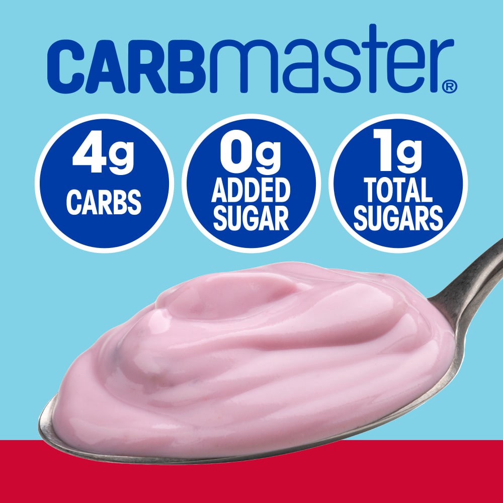 slide 3 of 5, Kroger Carbmaster Strawberry Yogurt, 6 oz