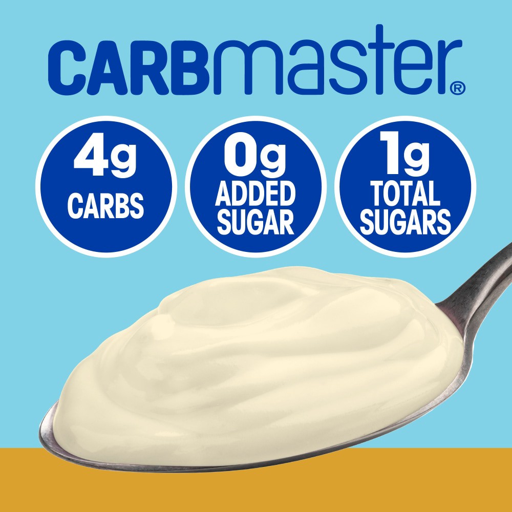 slide 2 of 5, Kroger Carbmaster Vanilla Yogurt, 6 oz