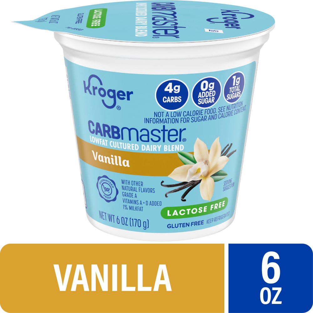 slide 4 of 5, Kroger Carbmaster Vanilla Yogurt, 6 oz