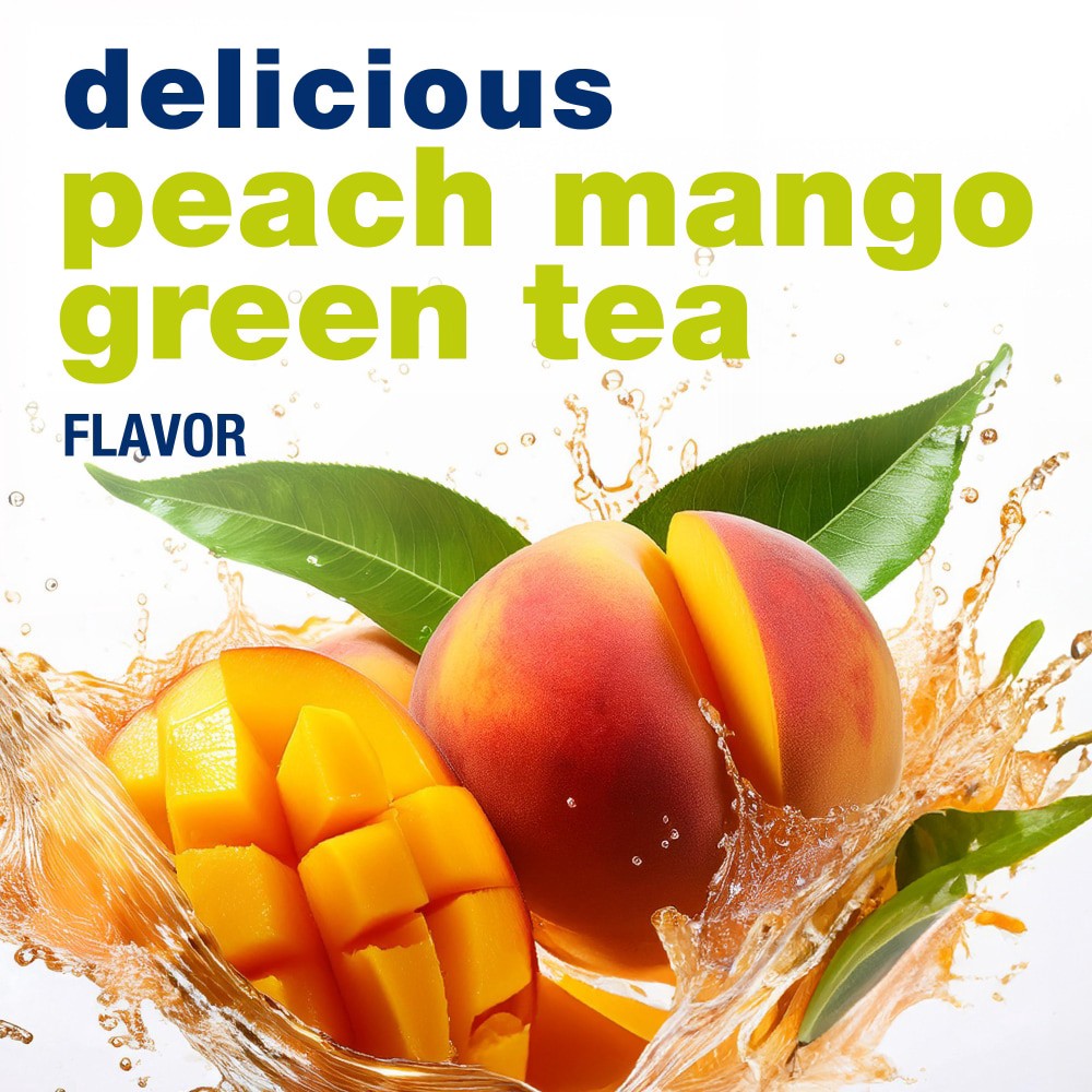 slide 5 of 6, Kroger® Zero Sugar Peach Mango Green Tea Pitcher Packs, 6 ct; 0.39 oz