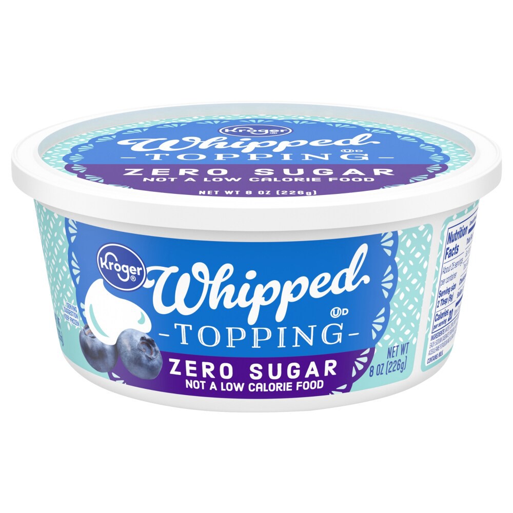 slide 4 of 4, Kroger® Zero Sugar Whipped Topping, 8 oz