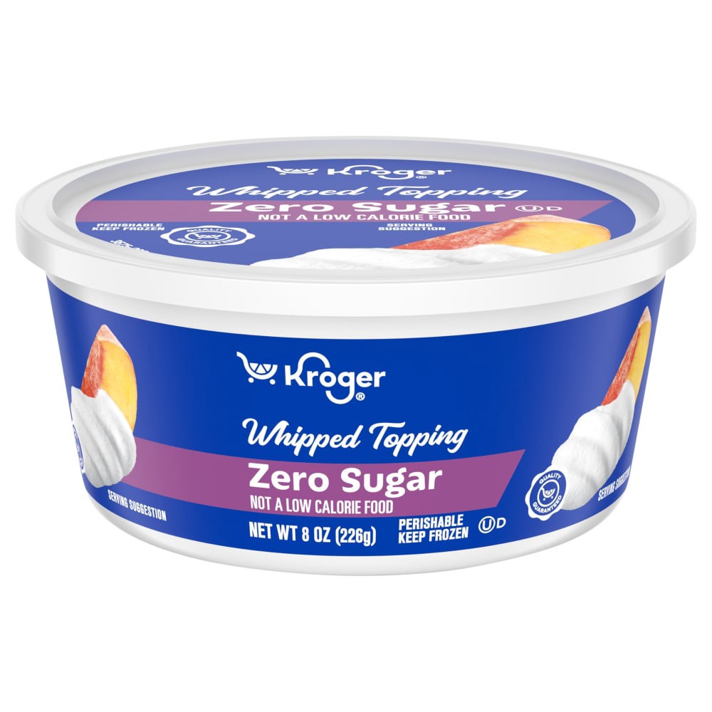 slide 3 of 3, Kroger® Zero Sugar Whipped Topping, 8 oz