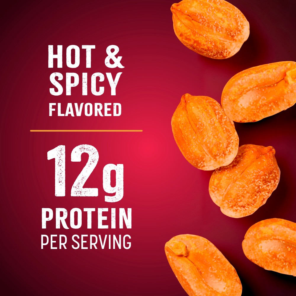 slide 3 of 4, Kroger Hot & Spicy Peanuts, 1.75 oz