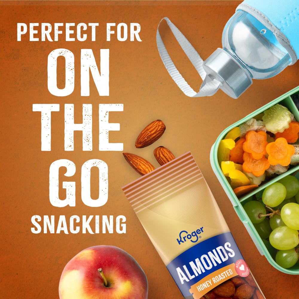 slide 4 of 4, Kroger Honey Roasted Sea Salt Almonds, 1.5 oz