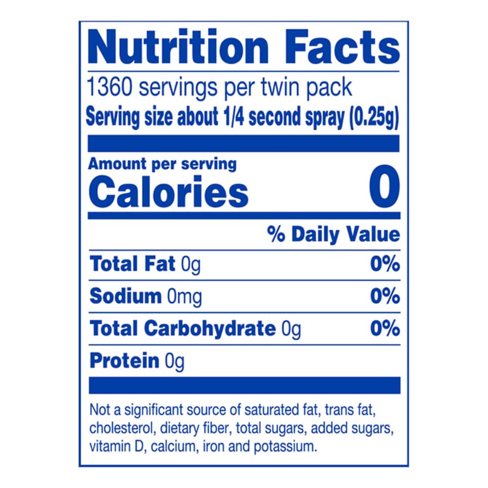 slide 4 of 4, Kroger® Vegetable Oil Cooking Spray Twin Pack, 2 ct; 6 oz