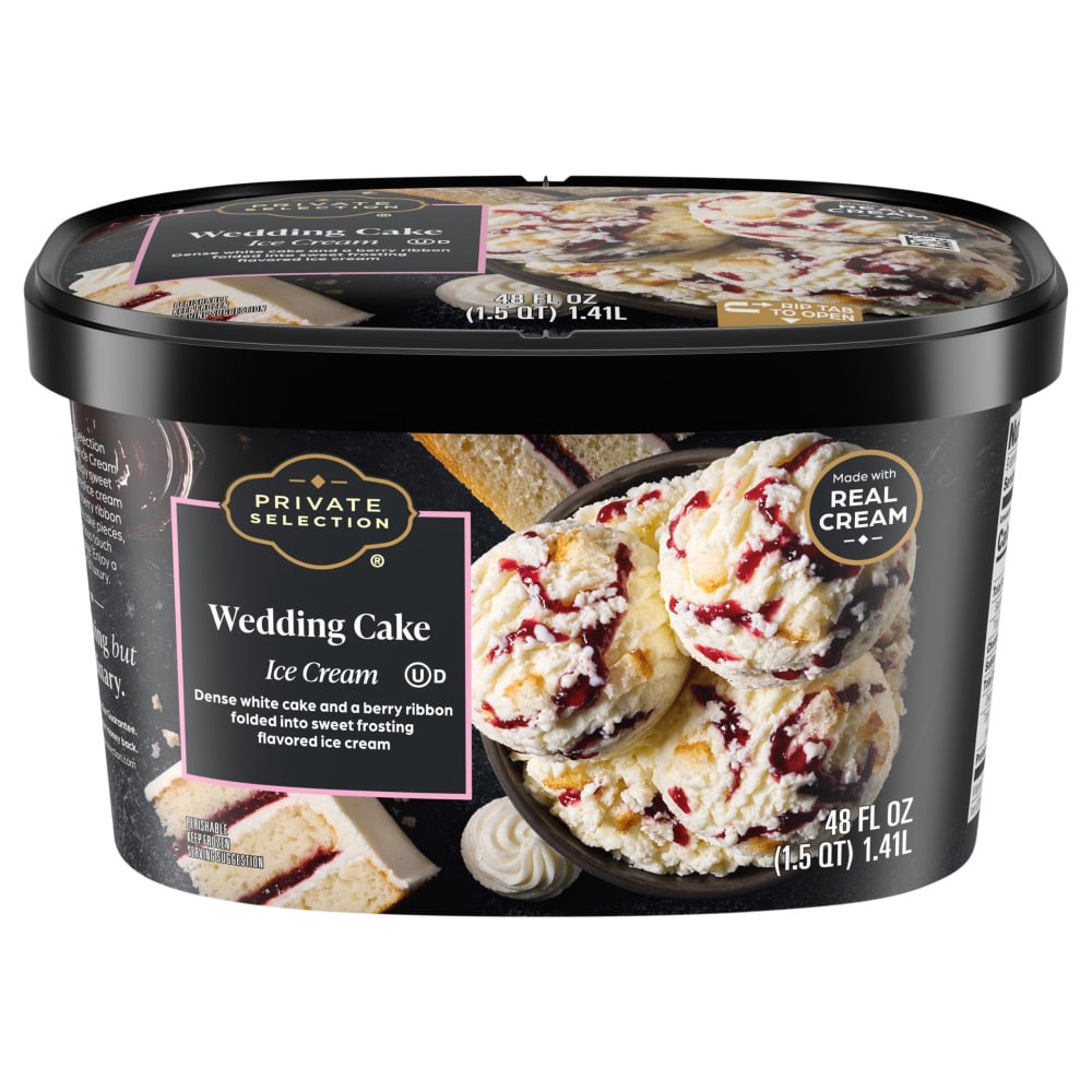 Private Selection® Wedding Cake Ice Cream Tub 48 oz | shipt