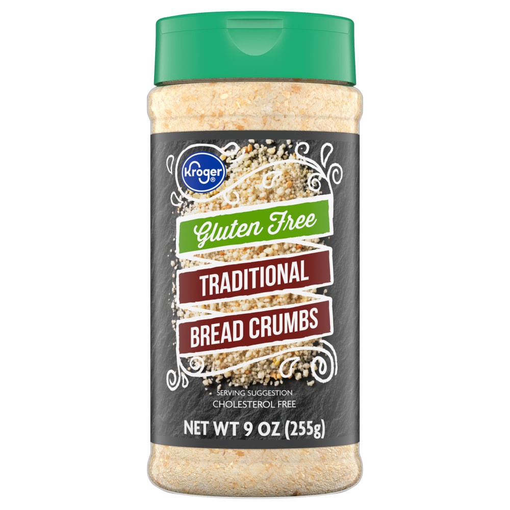 slide 2 of 4, Kroger® Traditional Gluten Free Bread Crumbs, 9 oz