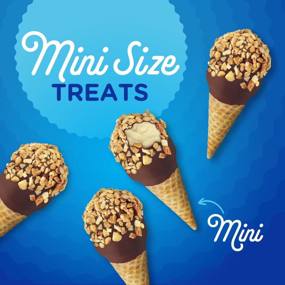 slide 3 of 4, Kroger® Mini Vanilla Sundae Cones, 10 ct