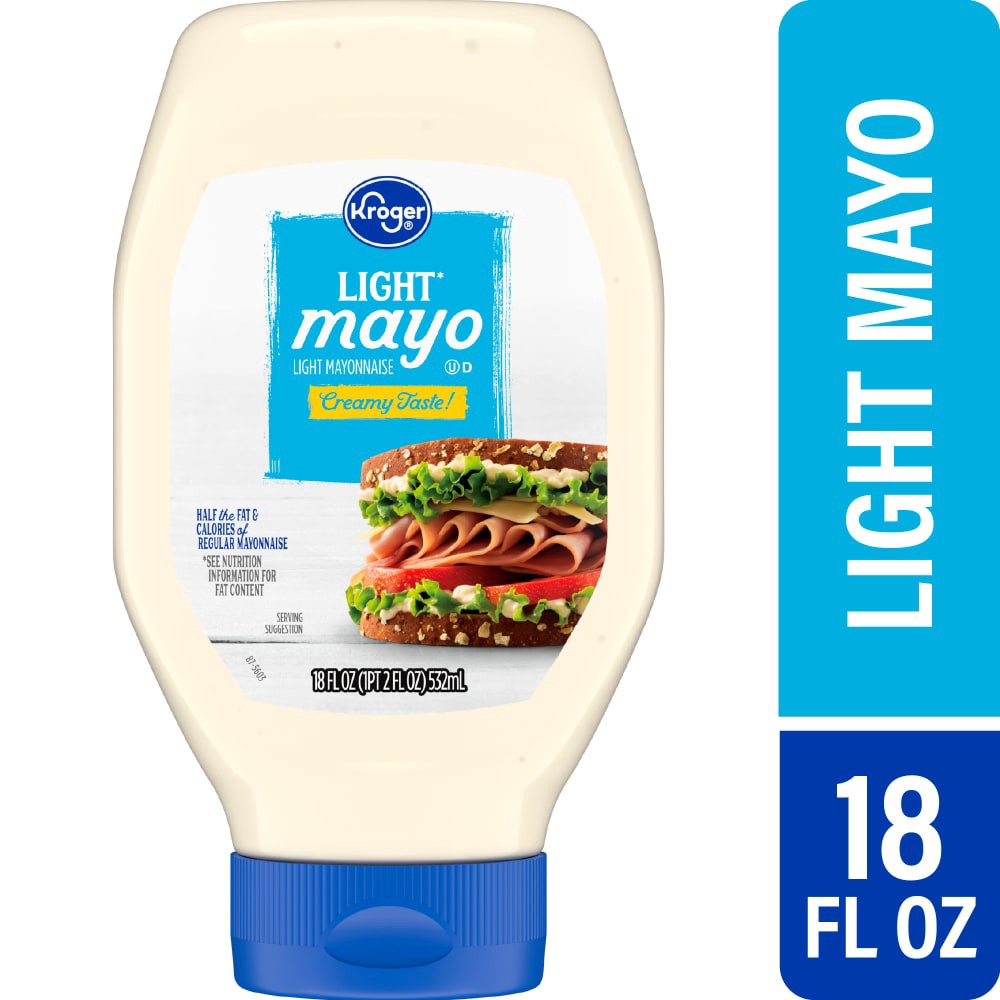 slide 2 of 2, Kroger® Light Mayo, 18 fl oz