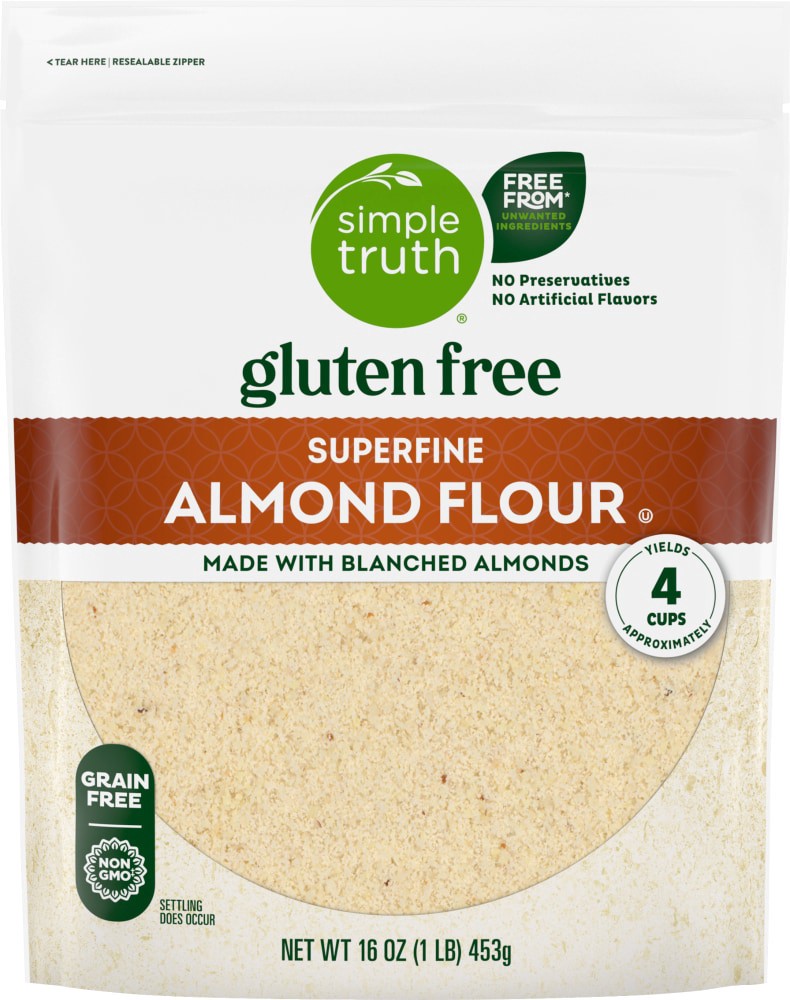 slide 4 of 4, Simple Truth® Gluten Free Superfine Almond Flour, 16 oz