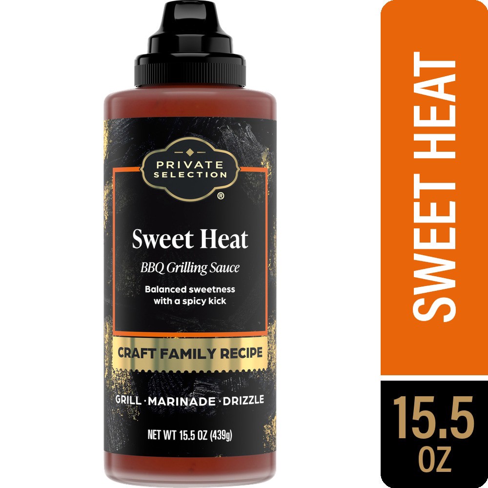 slide 3 of 3, Private Selection® Sweet Heat BBQ Grilling Sauce, 15.5 oz