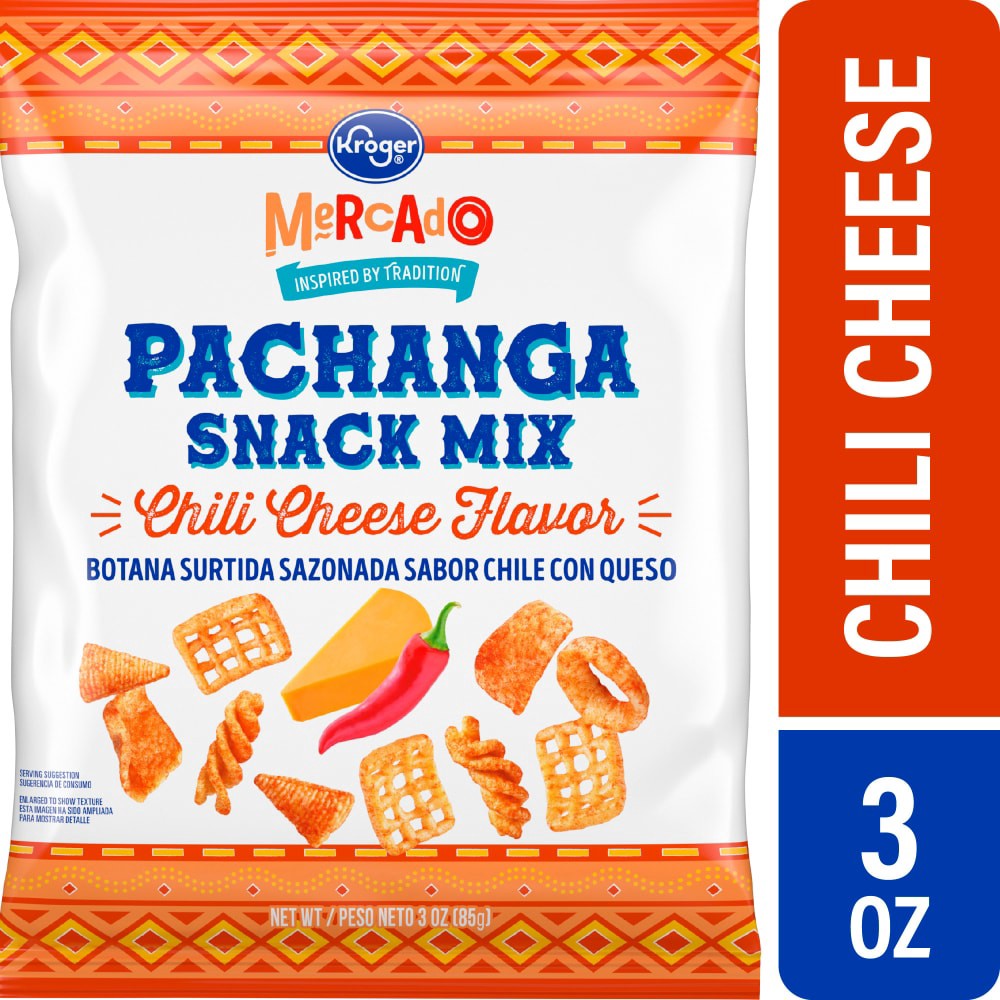 slide 3 of 3, Kroger® Mercado Pachanga Chili Cheese Flavor Snack Mix, 3 oz