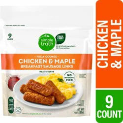 Simple Truth® Chicken and Maple Breakfast Sausage Links
