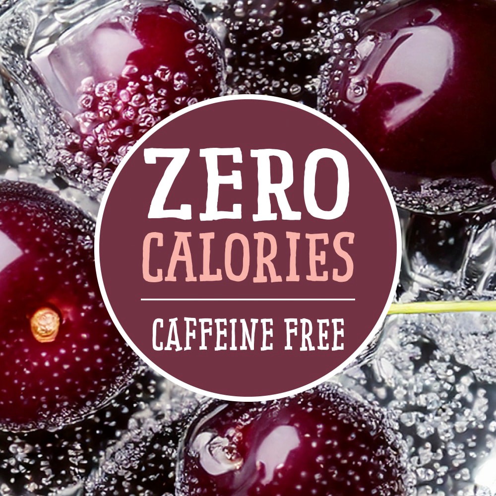 slide 3 of 4, Kroger® Zero Sugar Black Cherry Sparkling Water, 1 liter