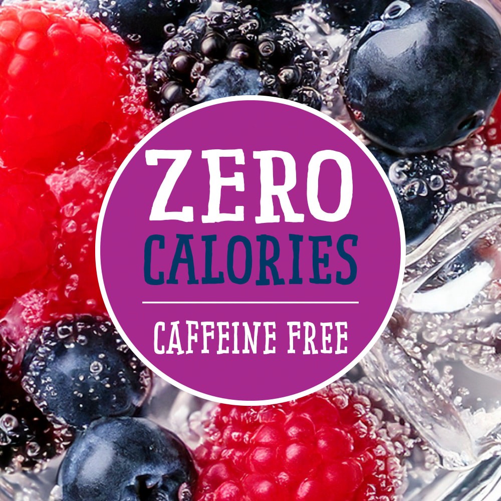 slide 3 of 4, Kroger® Zero Sugar Mixed Berry Sparkling Water, 1 liter