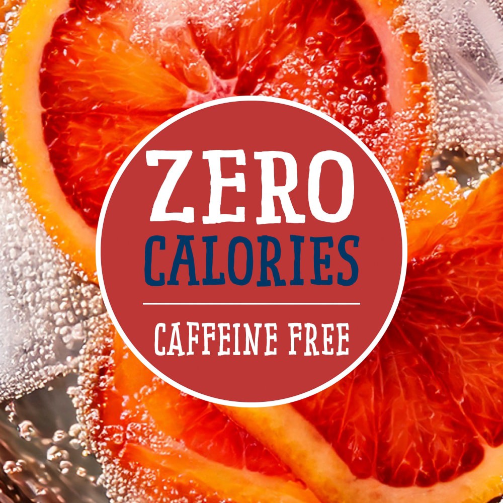 slide 2 of 4, Kroger® Zero Sugar Blood Orange Sparkling Water, 1 liter
