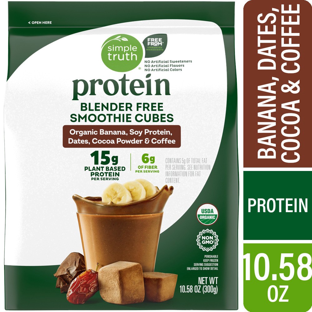 slide 5 of 5, Simple Truth® Mocha Protein Smoothie, 10.58 oz