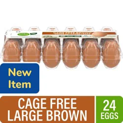 Simple Truth® Cage Free Grade AA Large Brown Eggs, 24 ct