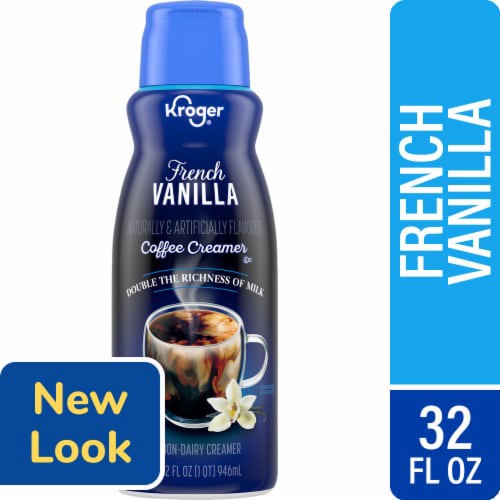 slide 1 of 5, Kroger® Non-Dairy French Vanilla Coffee Creamer, 32 fl oz