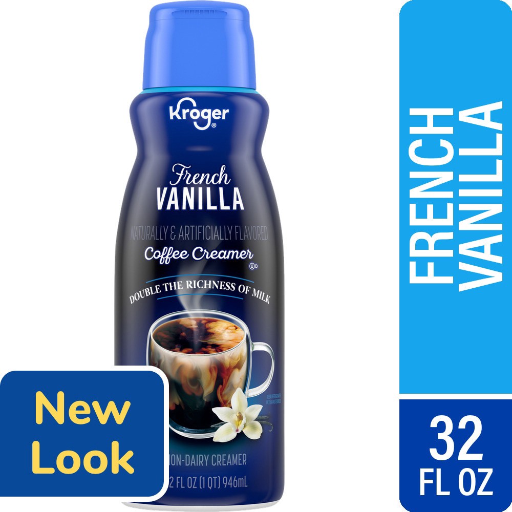 slide 1 of 1, Kroger® Non-Dairy French Vanilla Coffee Creamer, 32 fl oz, 32 fl oz