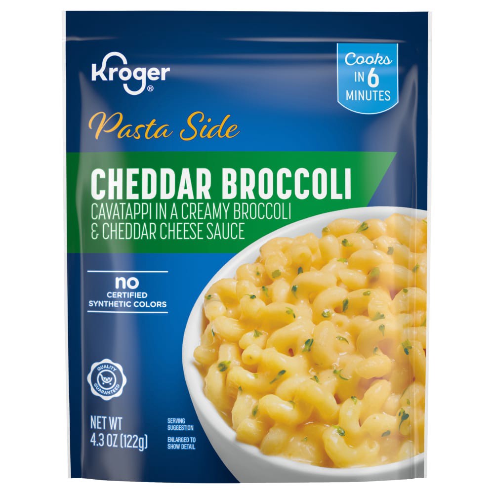 slide 3 of 4, Kroger® Cheddar Broccoli Pasta Side, 4.3 oz