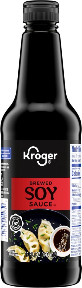 slide 2 of 2, Kroger® Brewed Soy Sauce, 15 fl oz