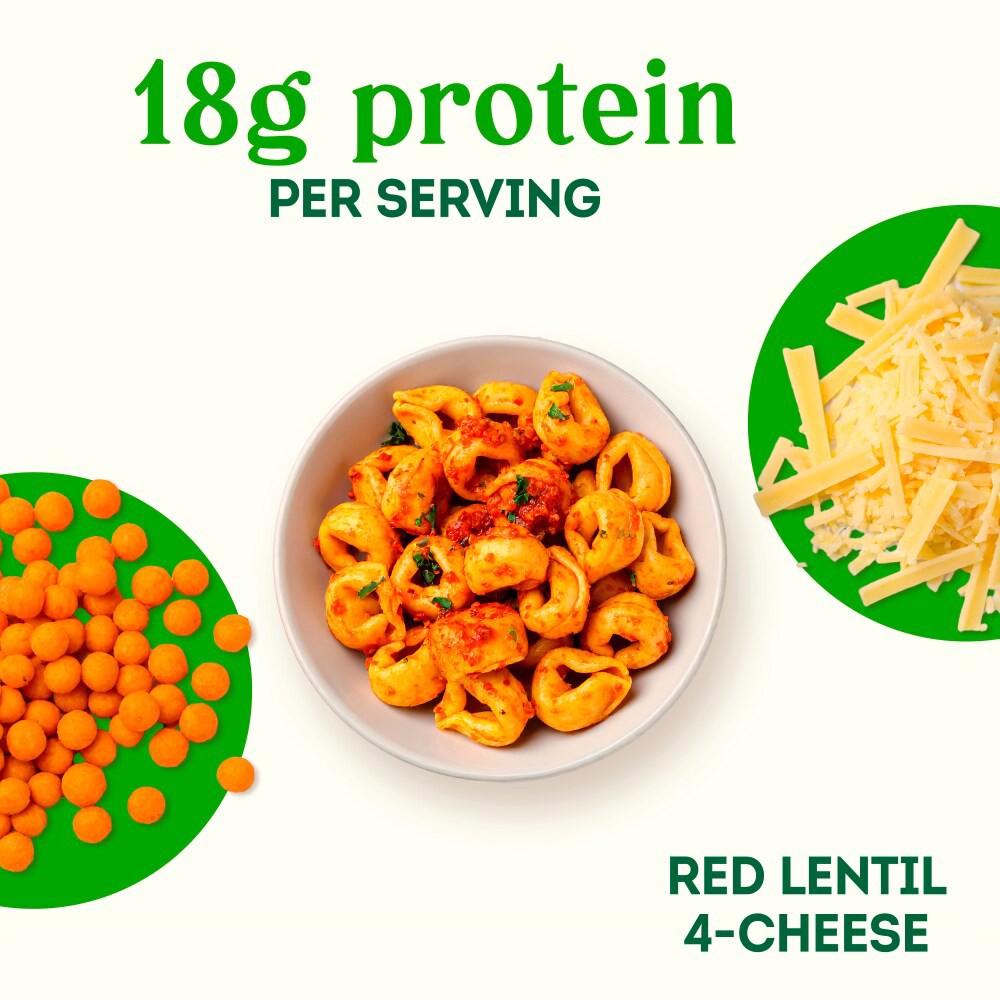 slide 4 of 4, Simple Truth® Red Lentil 4-Cheese Tortelloni Pasta, 12 oz