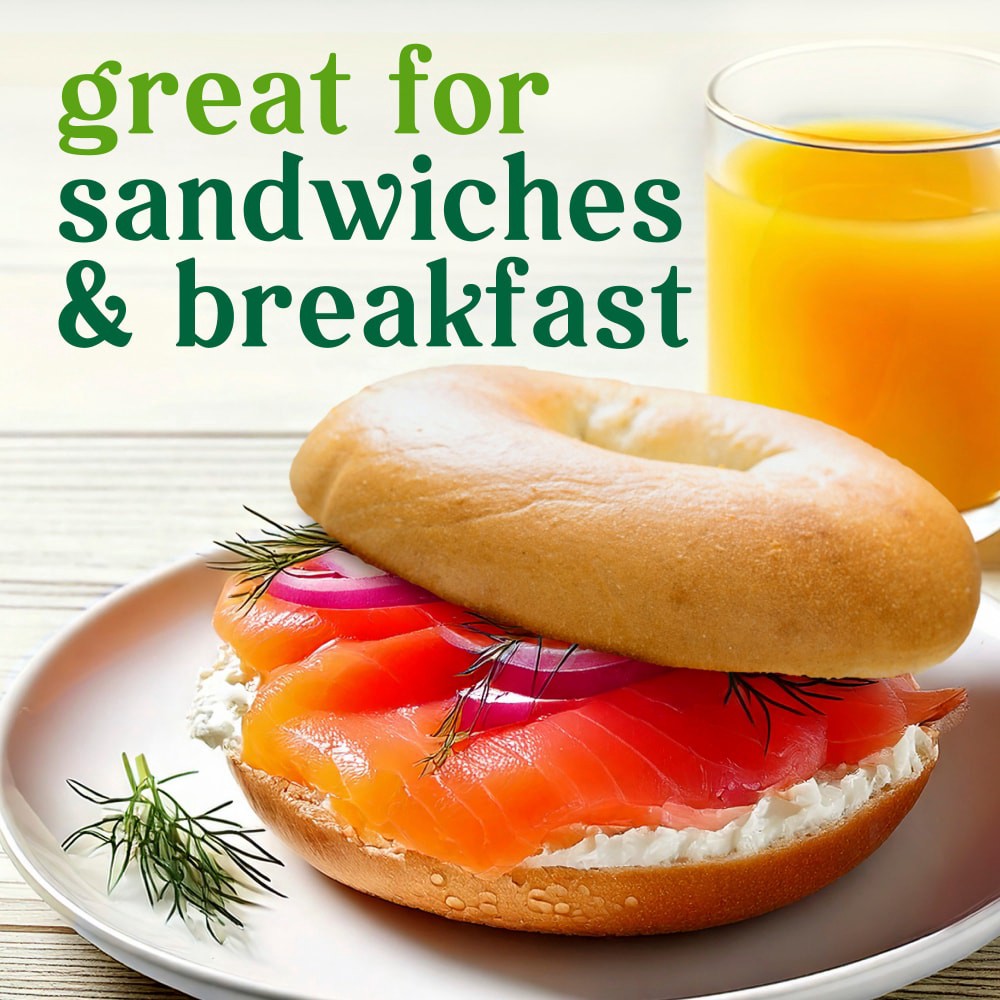 slide 2 of 5, Simple Truth® Protein Plain Bagels, 18 oz