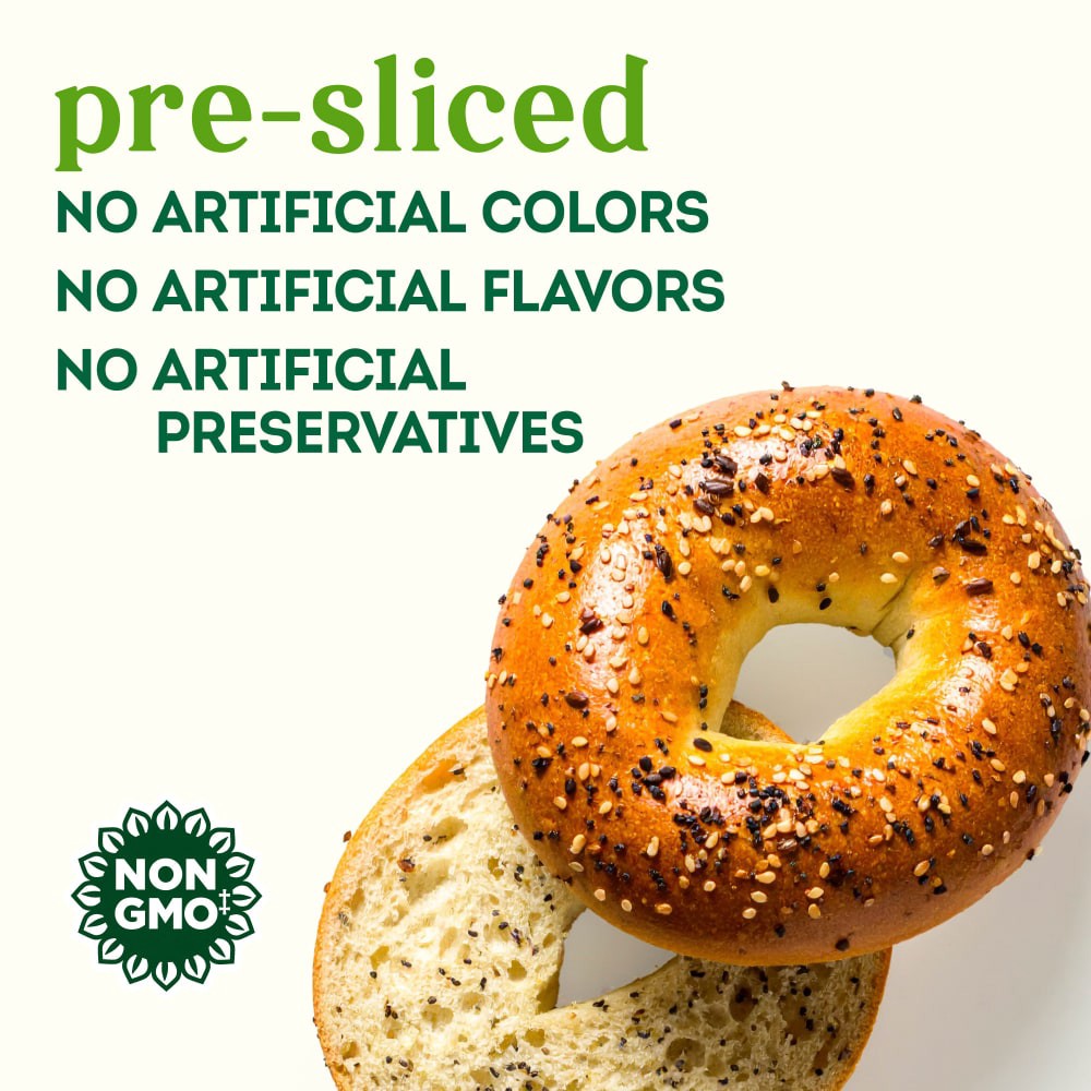 slide 5 of 5, Simple Truth® Protein Everything Bagels, 18 oz