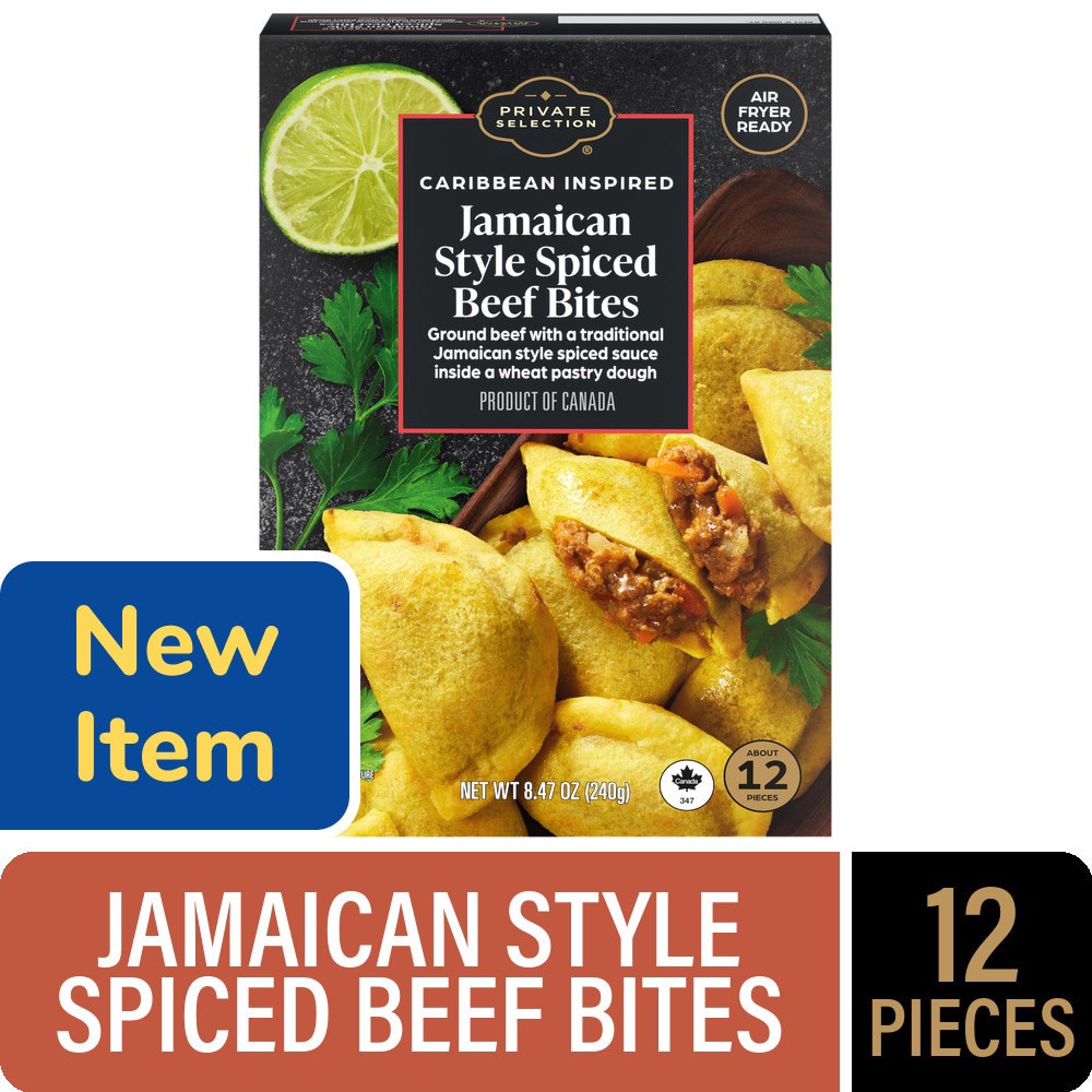slide 1 of 1, Private Selection® Jamaican Style Spiced Beef Bites, 8.47 oz