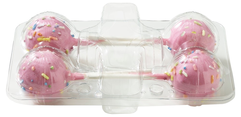 slide 2 of 3, Kroger Confetti Cake Pops, 4 ct