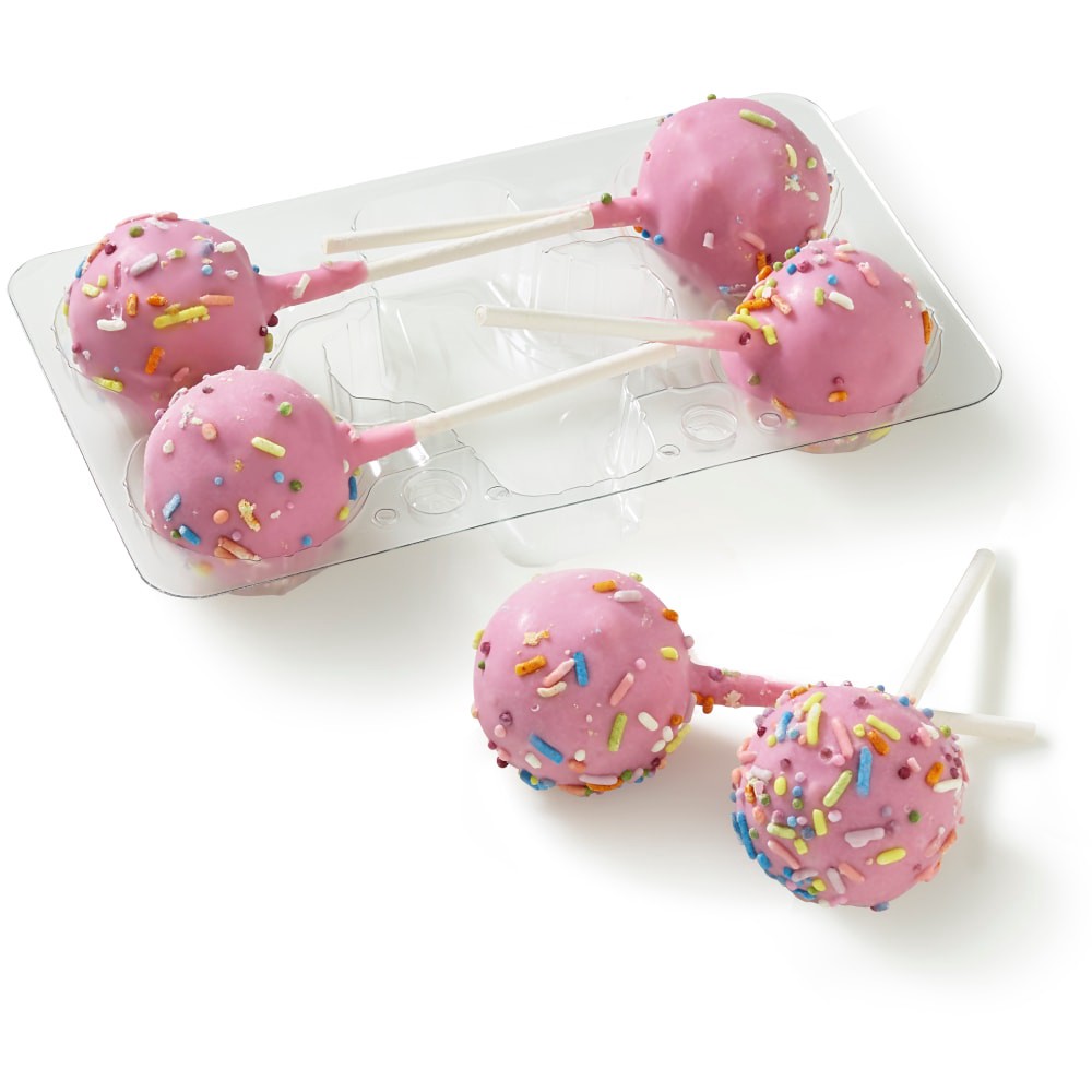 slide 3 of 3, Kroger Confetti Cake Pops, 4 ct