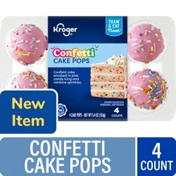 Kroger® Confetti Cake Pop, 4 ct