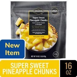Private Selection® Frozen Super Sweet Pineapple Chunks