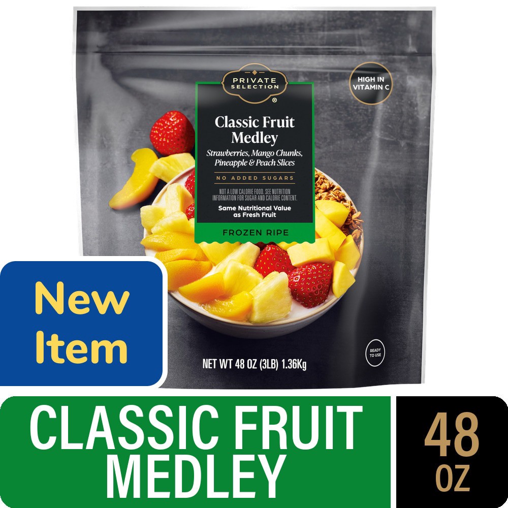 slide 1 of 1, Private Selection® Frozen Classic Fruit Medley, 48 oz