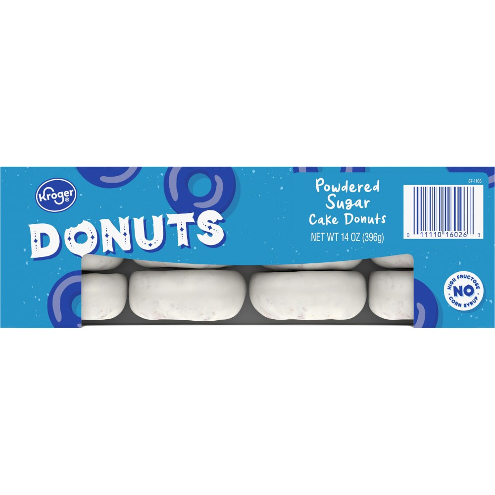 slide 4 of 4, Kroger Powdered Cake Donuts, 12 ct; 14 oz