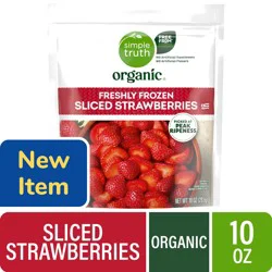 Simple Truth Organic® Frozen Sliced Strawberries, 10 oz