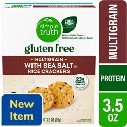 Simple Truth® Gluten Free Multigrain with Sea Salt Rice Crackers