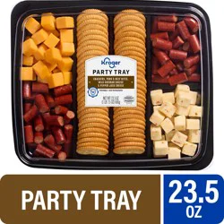 Kroger Snack Bites Pepper Jack Cheese Cheddar Cheese & Crackers Party Tray
