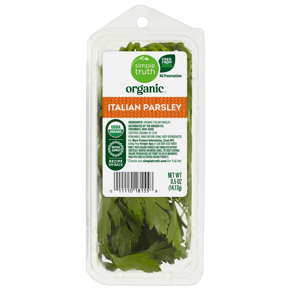 slide 2 of 2, Simple Truth Organic Italian Parsley, 0.5 oz