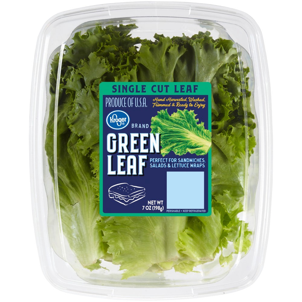 slide 2 of 2, Kroger Green Leaf Lettuce, 7 oz